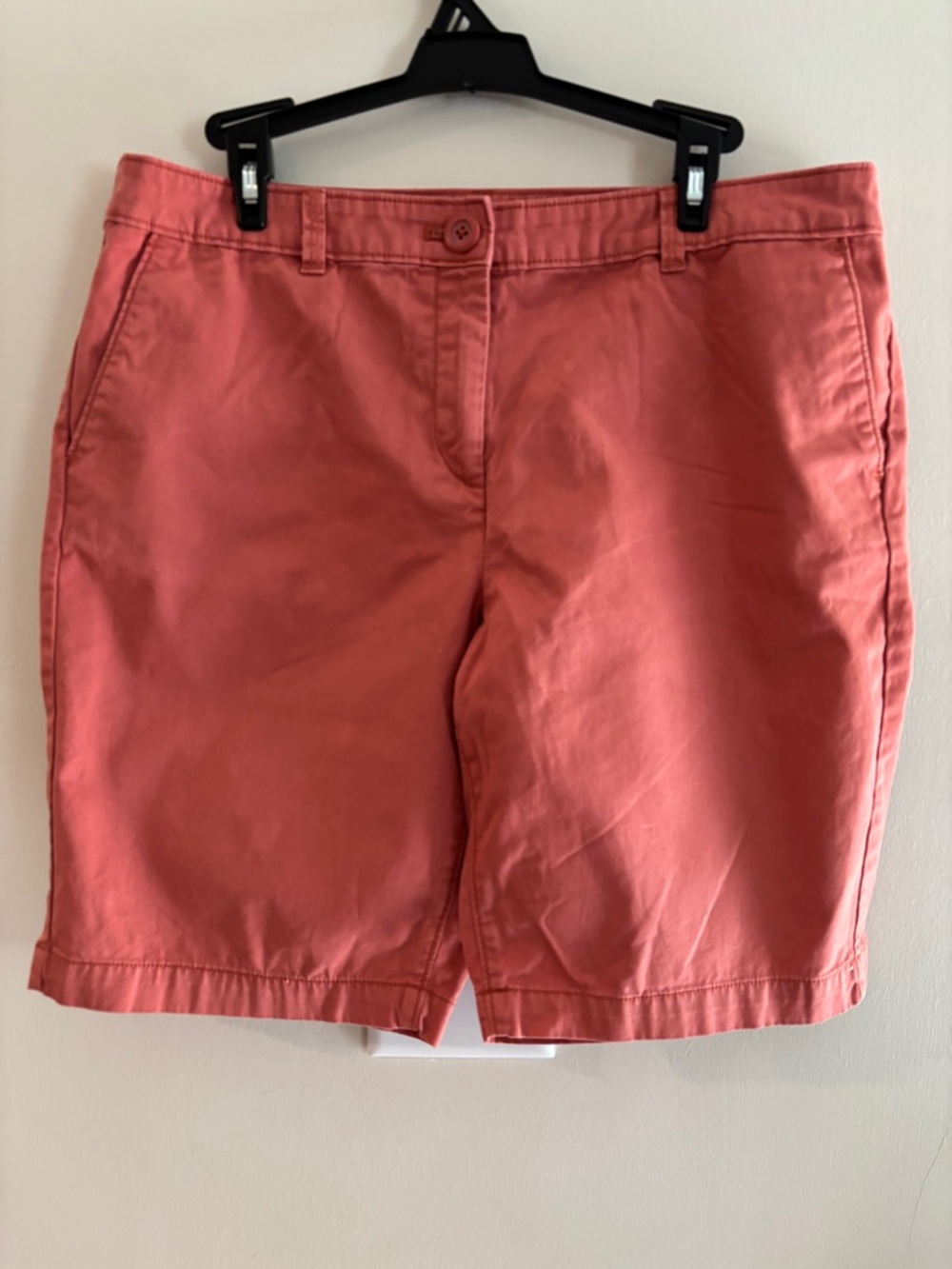 LOFT Coral Bermuda Shorts